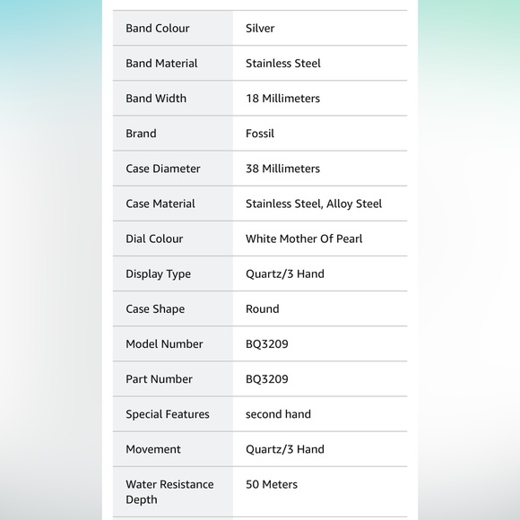 Fossil Women's Blythe Three Hand Stainless Steel Watch BQ3209 - Picture 2 of 7